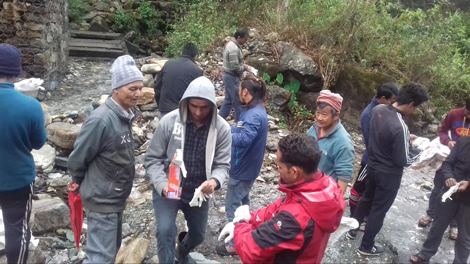 कालीखोला सफाई अभियानको दोस्रो श्रृखला :