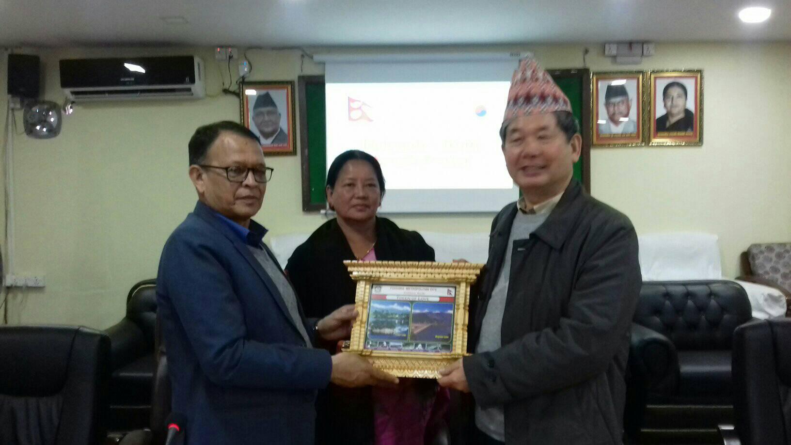 उत्तर कोरियाली प्राविधिक टोली पोखरामा :