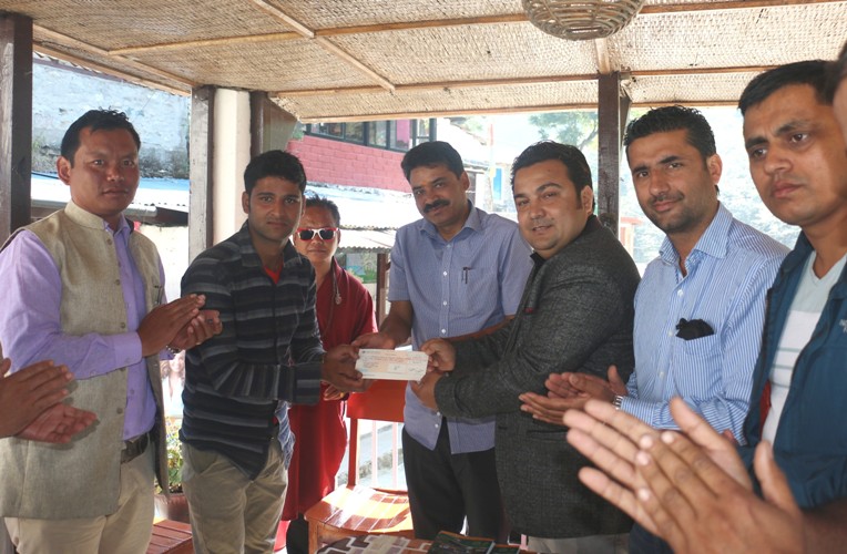 पदयात्रा पर्यटन लक्षित आर्थिक सहयोग प्रदान :