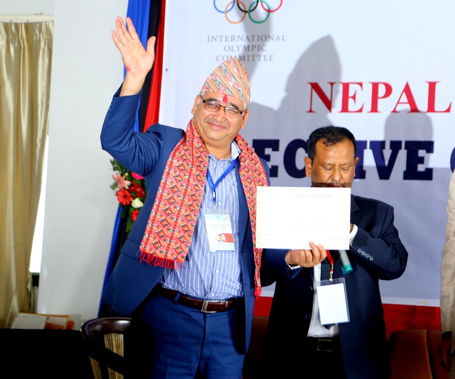 नेपाल ओलम्पिक कमिटि (एनओसी) को अध्यक्षमा जीवनराम श्रेष्ठ निर्वाचित