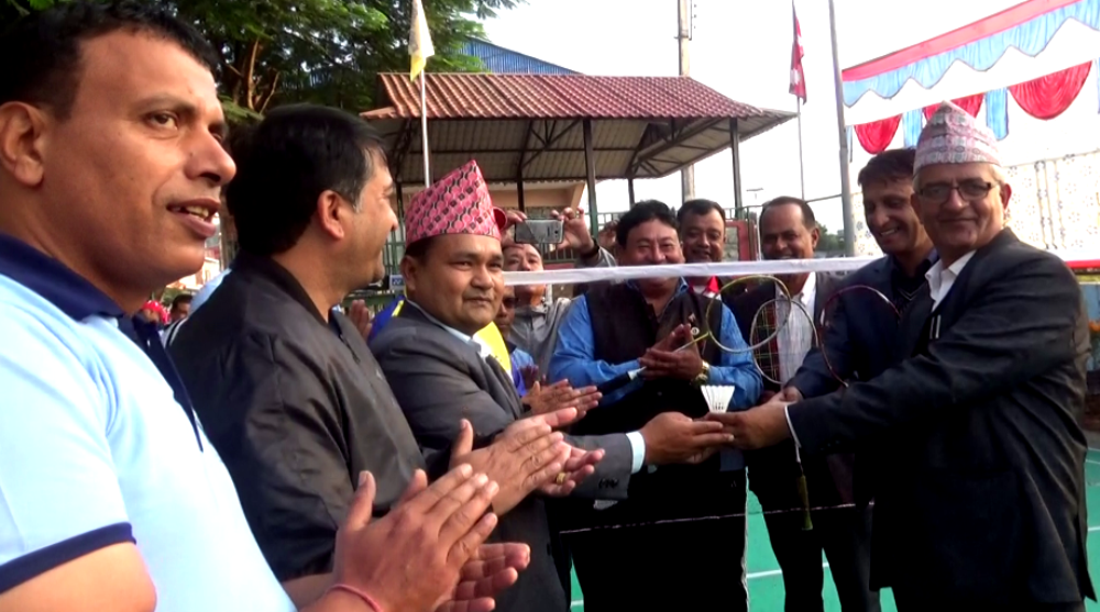 पोखरामा प्रथम वडा स्तरिय ब्याडमिण्टन प्रतियोगीता सुरु