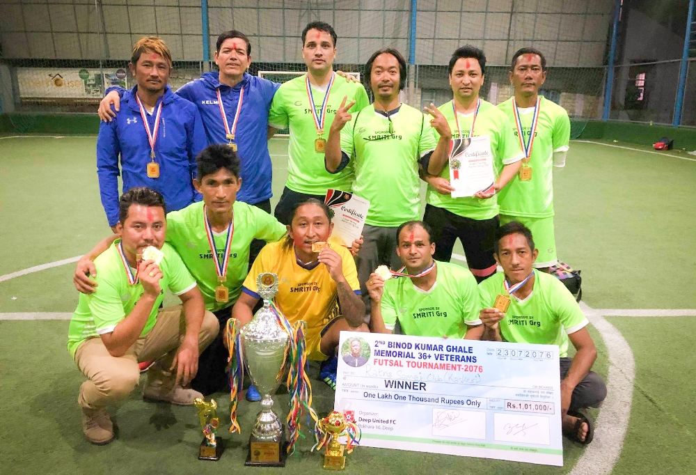 कस्केरीलाई दोस्रो बिनोद स्मृति भेट्रान्स फुटसलको उपाधि