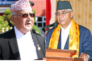 प्रधानमन्त्रीमा कांग्रेस सभापति देउवा र हालका प्रधानमन्त्री ओलीको समेत दावी