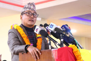 राप्रपाका नेता राजेन्द्र लिङ्देनद्धारा पार्टी अध्यक्ष पदमा उम्मेदवारी घोषणा