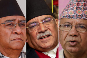 सत्तारुढ गठबन्धनका प्रमुख तीन दलका शीर्ष नेताबीच छलफल हुँदै