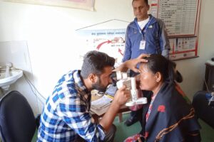 बारपाक सुलिकोटको सौरपानीमा निःशुल्क आँखा शिविर सम्पन्न