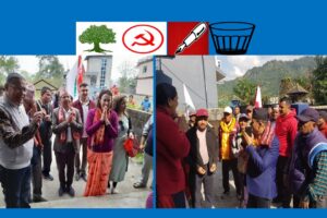 पोखरा ३३ र २० मा गठबन्धनका उम्मेद्वारको घरदैलो, गुनासा सुन्दै र प्रतिवद्धता जनाउँदै उम्मेदवार