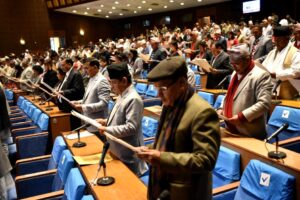  प्रतिनिधिसभामा नवनिर्वाचित सदस्यद्धारा पद तथा गोपनीयताको शपथग्रहण