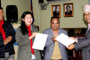 पोखराको हरित यातायात प्रणाली विकासका लागि महानगरपालिका र कोरिया बिच सम्झौता