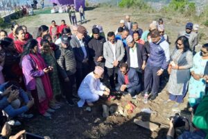 कालिखोला–काहँुकोट अर्ग्यानिक पदमार्गको शिलान्यास