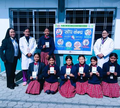 ५ हजार ३३ किशोरीलाई एचपिभी खोप लगाउदै पोखरा महानगरपालिका