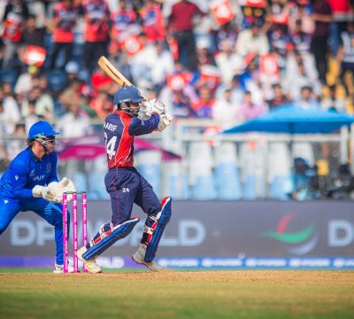 आईसीसी टी-२० विश्वकपको आफ्नो दोस्रो खेलमा नेपाल इटलीसँग १० विकेटले पराजित